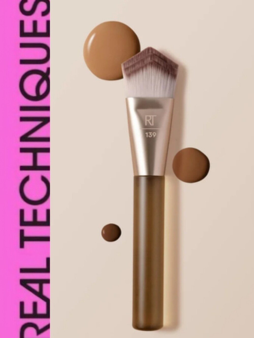 Real Techniques New Nudes 2.0 Prism Pro Foundation Brush